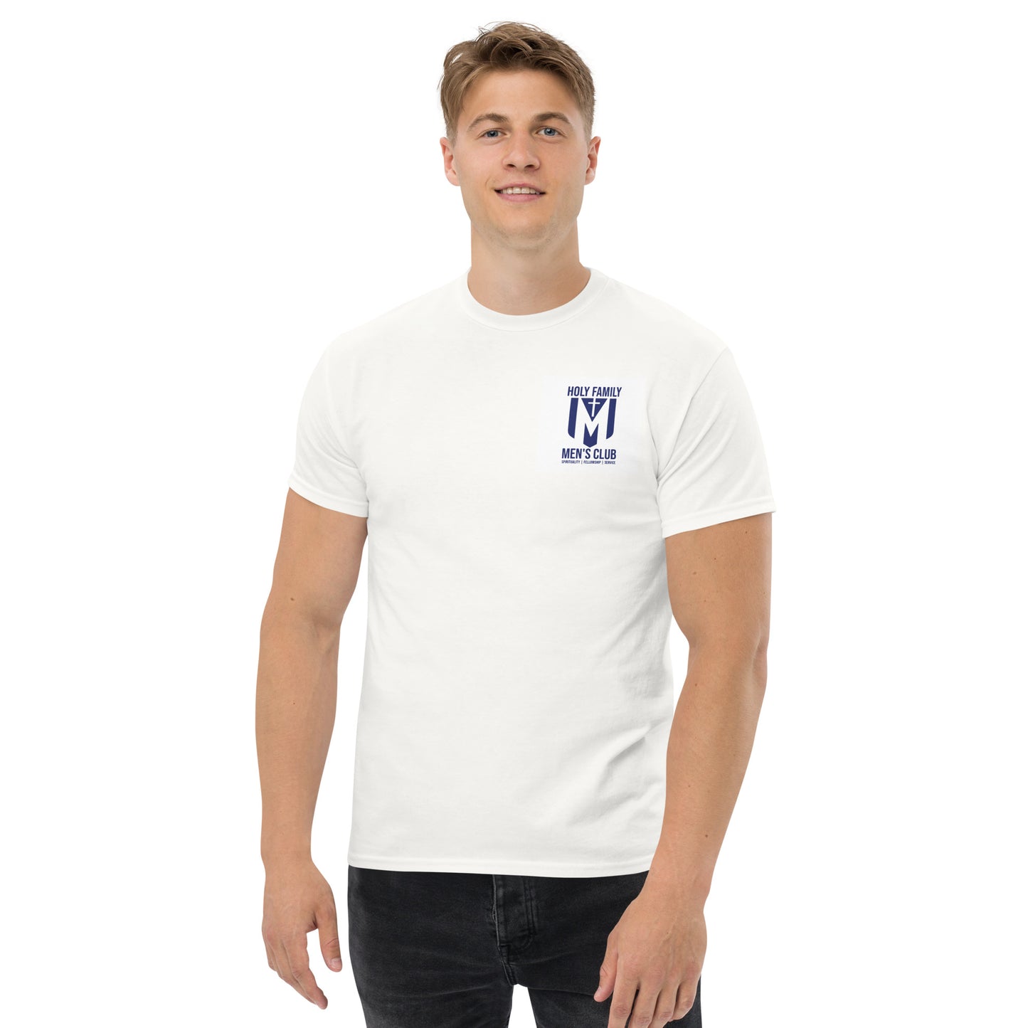 Holy Family Mens Club White T-Shirt