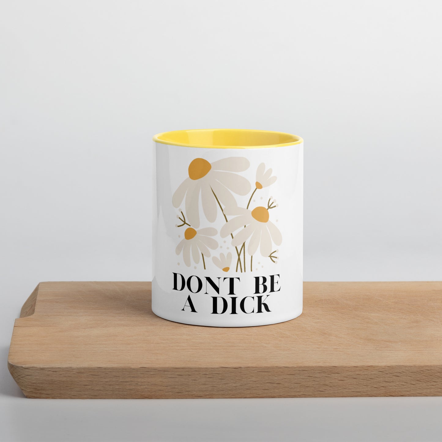 Don't be a Dick Mug Version 2, Color Inside